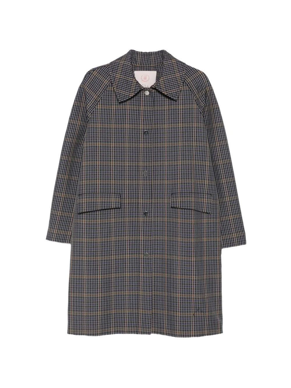 Tela Cappotto a quadri - Grigio
