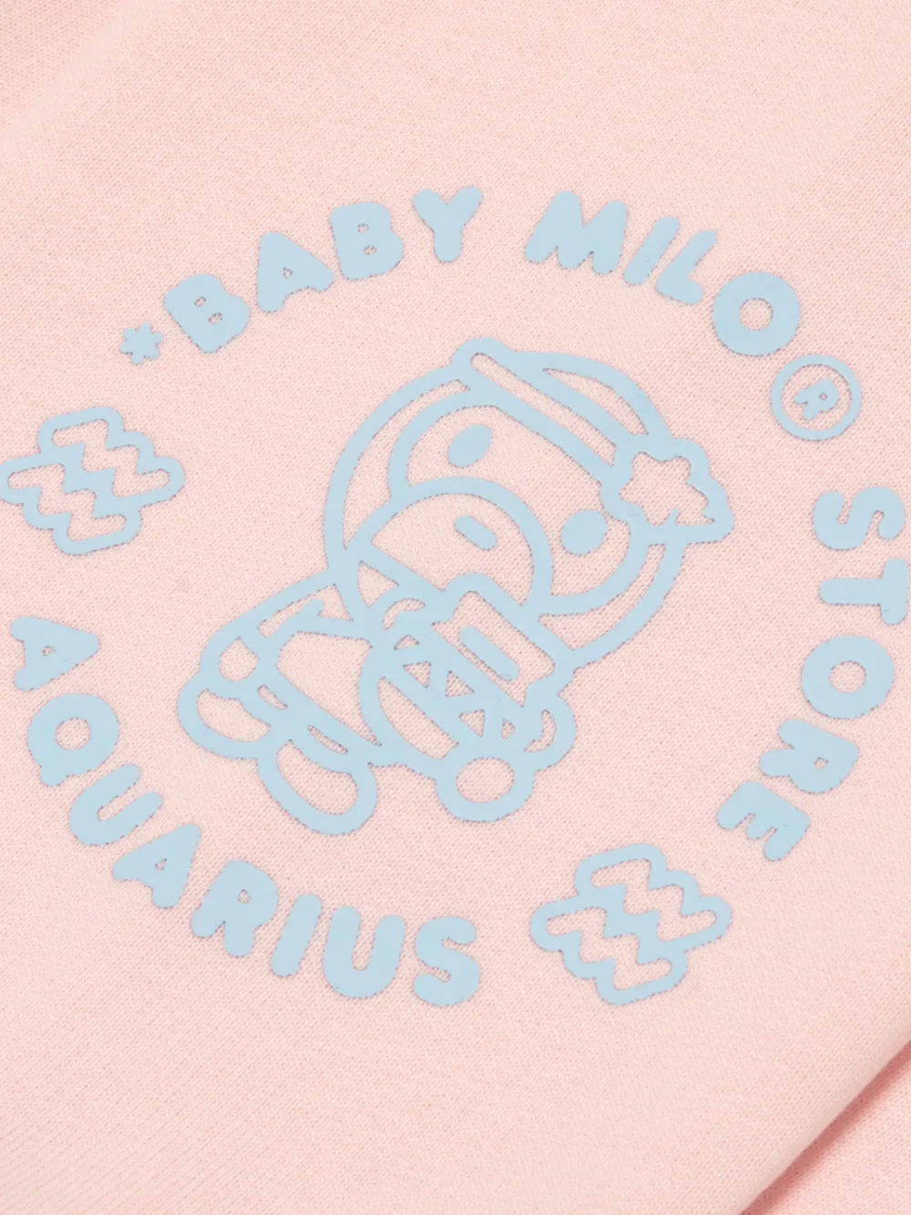 *BABY MILO STORE BY *A BATHING APE Baby Milo sweater met grafische print Roze