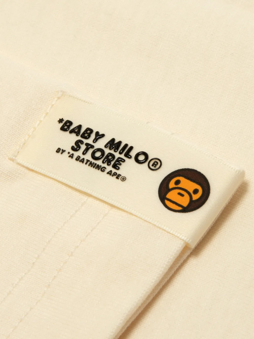 *BABY MILO STORE BY *A BATHING APE T-shirt met grafische print Beige