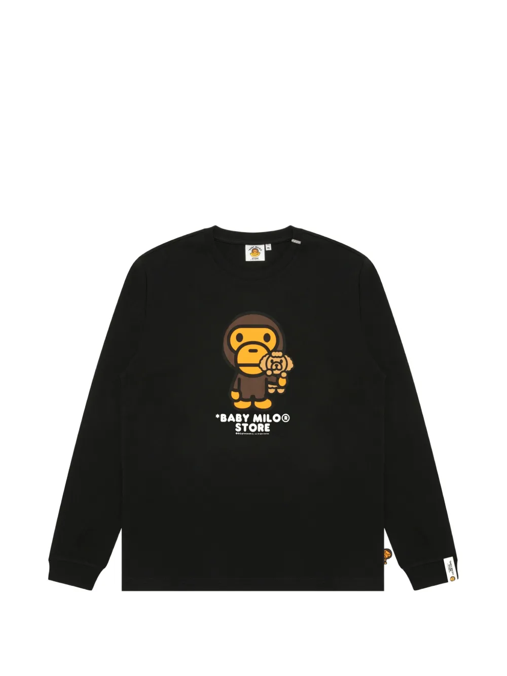 *BABY MILO® STORE BY *A BATHING APE® Baby Milo graphic-print long-sleeve T-shirt