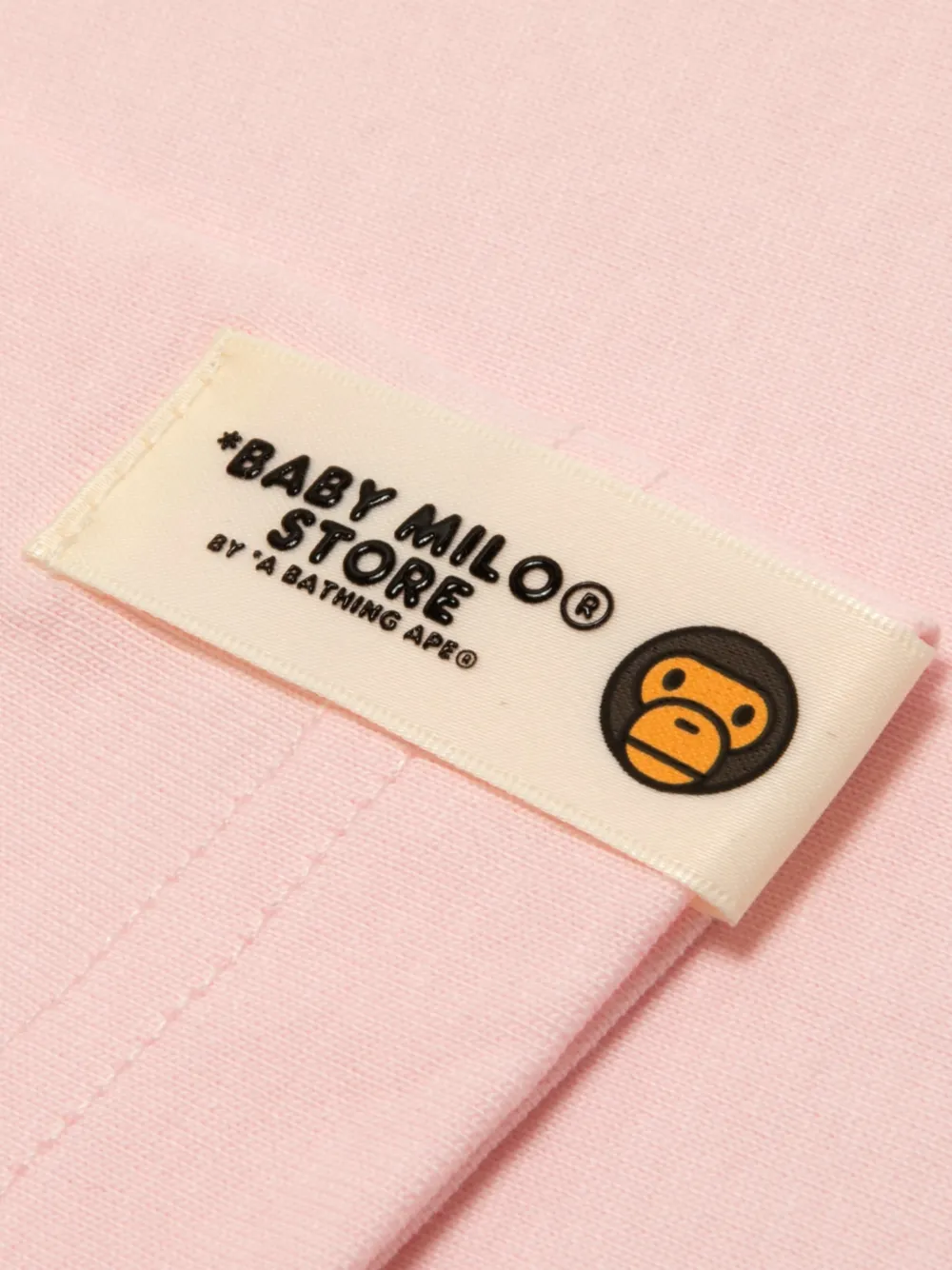 *BABY MILO STORE BY *A BATHING APE T-shirt met grafische print Roze