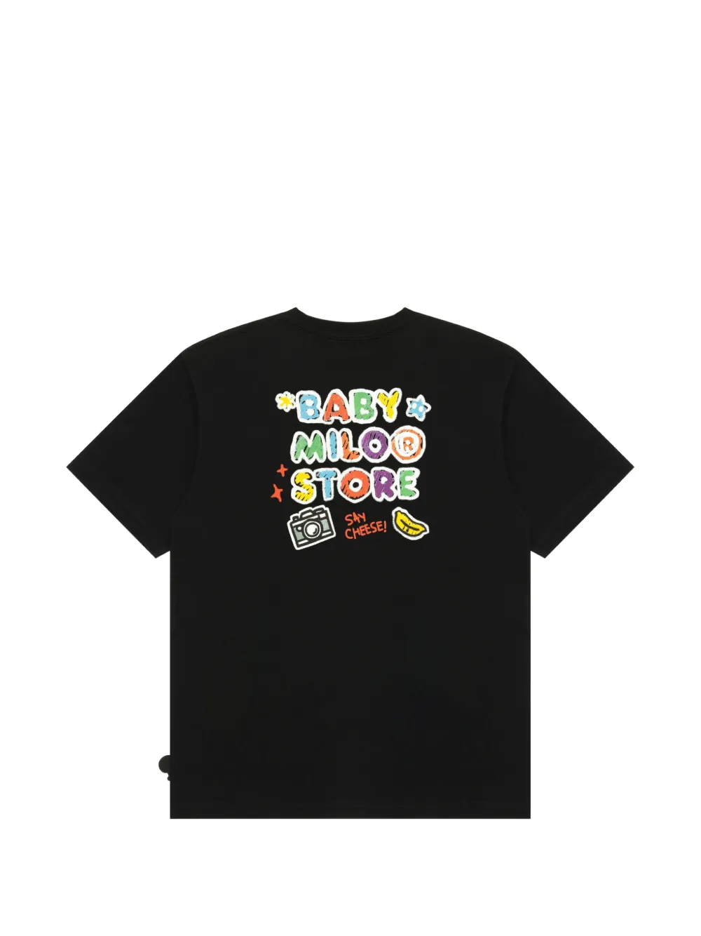 *BABY MILO STORE BY *A BATHING APE T-shirt met grafische print Zwart