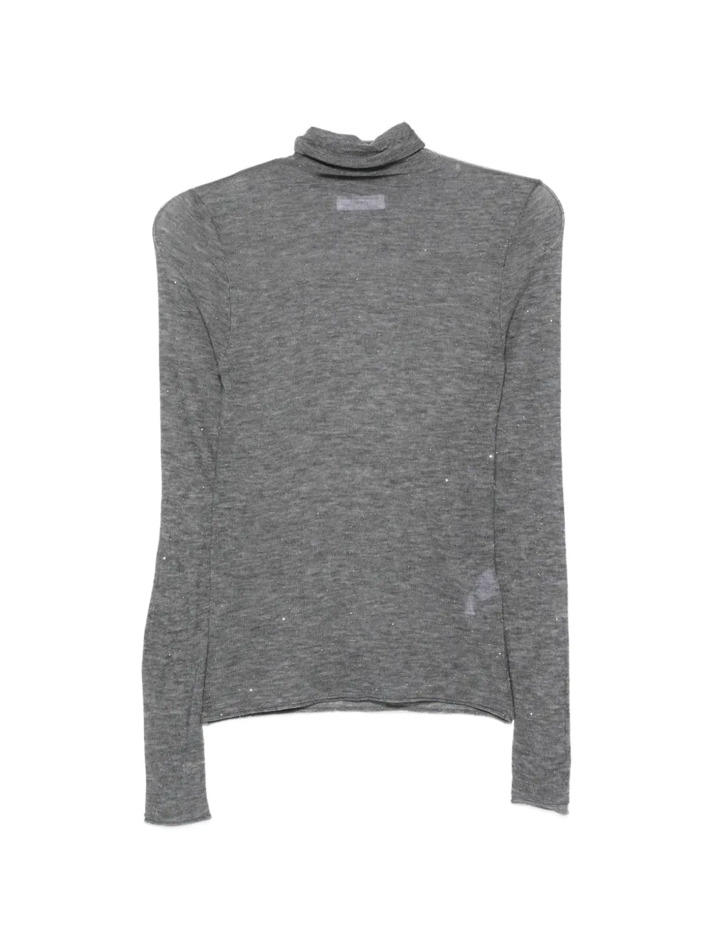 Majestic Filatures sequin-embellished roll-neck T-shirt