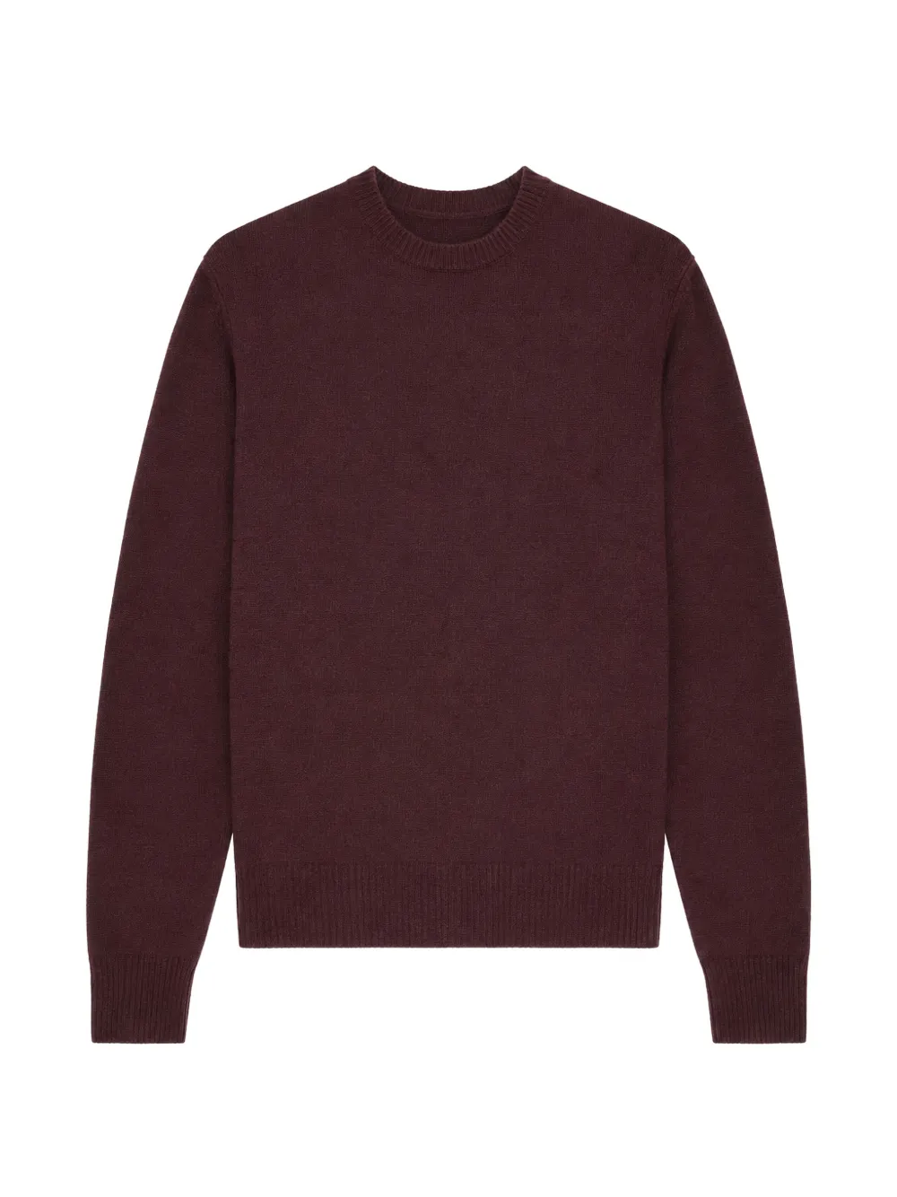 Emporio Armani crew-neck ribbed-trim sweater - Red