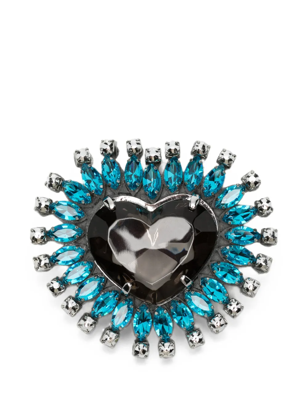 Essentiel Antwerp broche à ornements en cristal - Argent