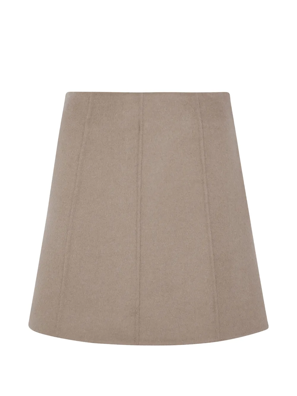 IVY OAK Iosora A-line wool mini skirt - Marron IVY OAK Iosora A-line wool mini skirt - Marron