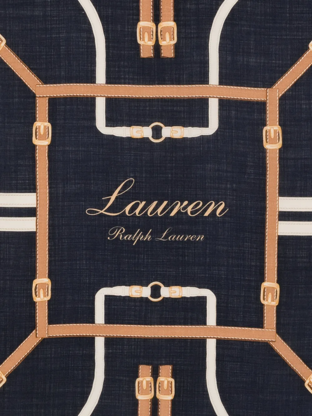 Lauren Ralph Lauren Sjaal met print Blauw