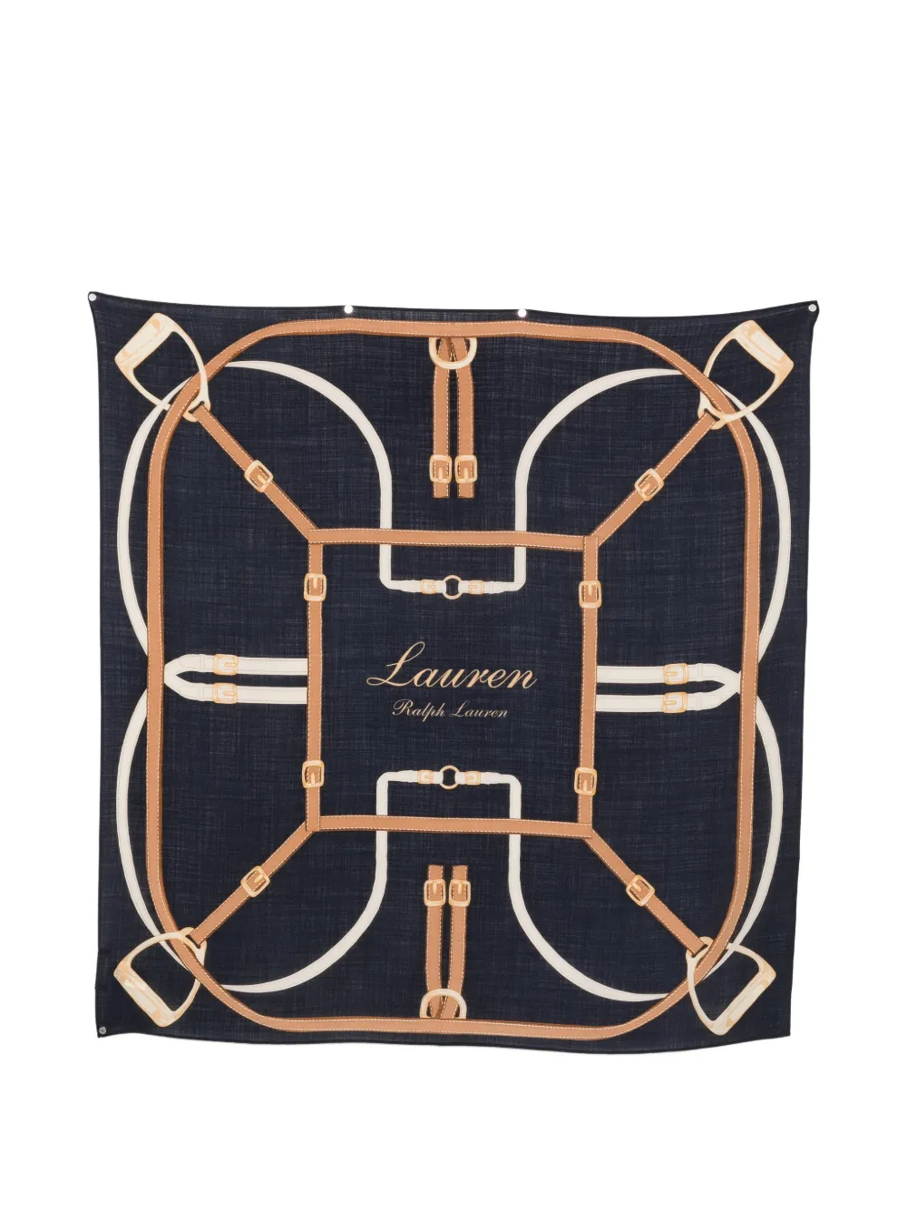 Lauren Ralph Lauren equestrian-print scarf