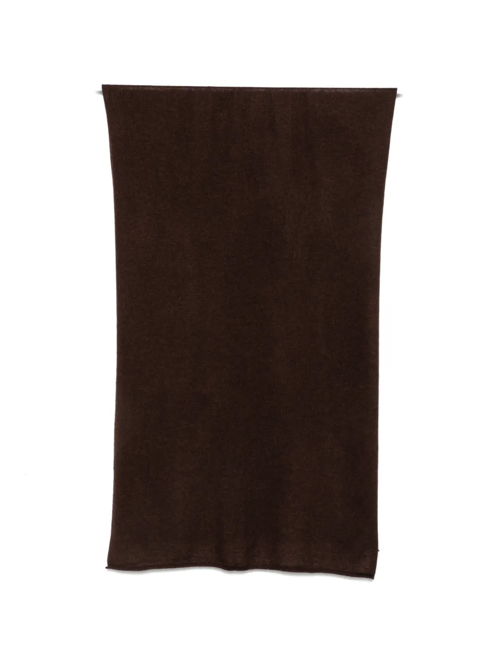 Absolut Cashmere Fine-knit Cashmere Scarf In Brown