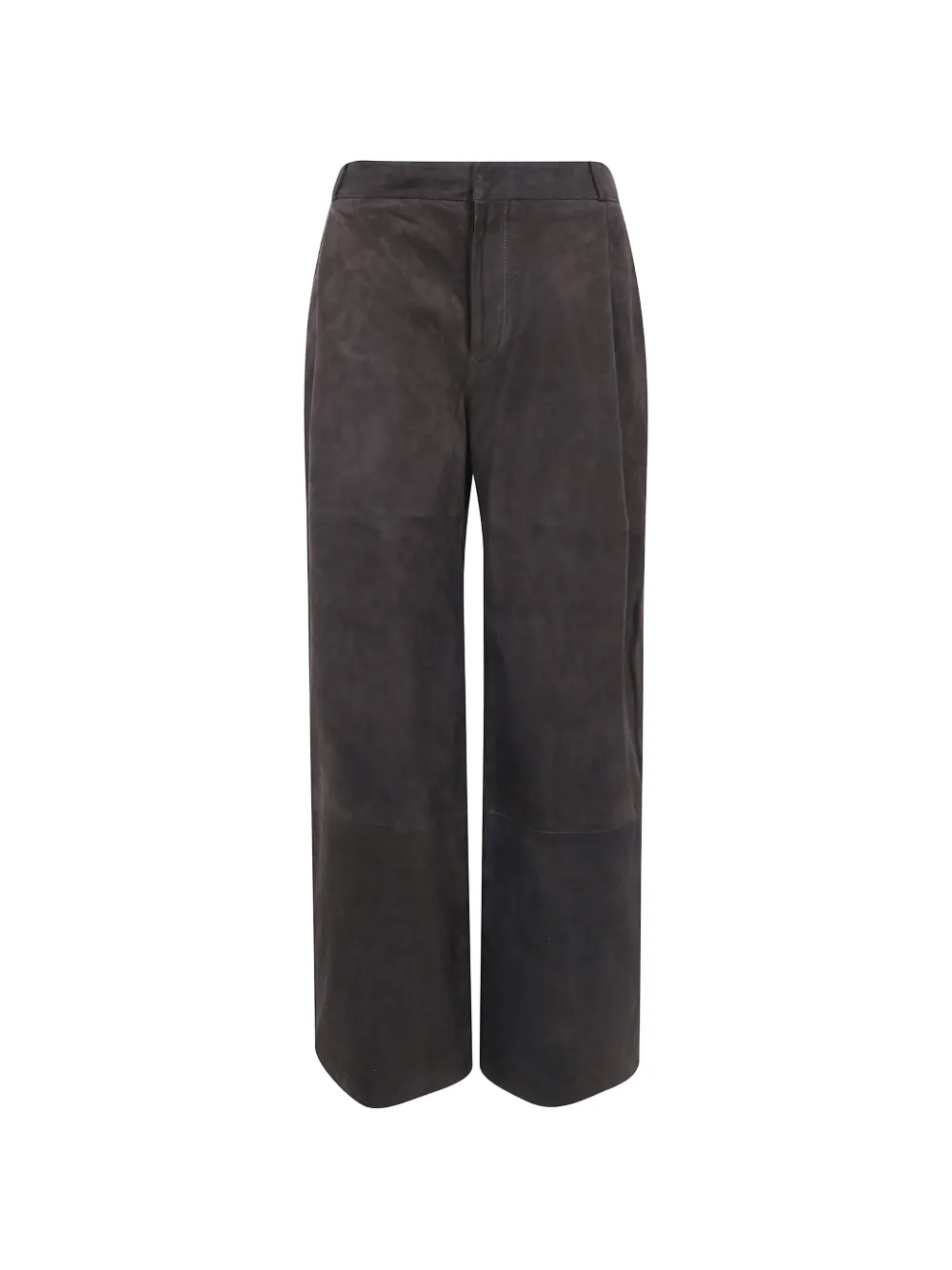 The Jackie Leathers Promise wide-leg suede trousers