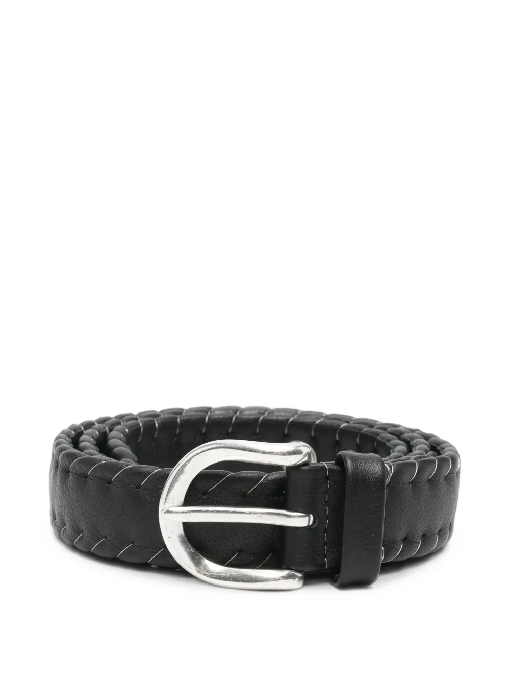 OUR LEGACY Suture whipstitch leather belt
