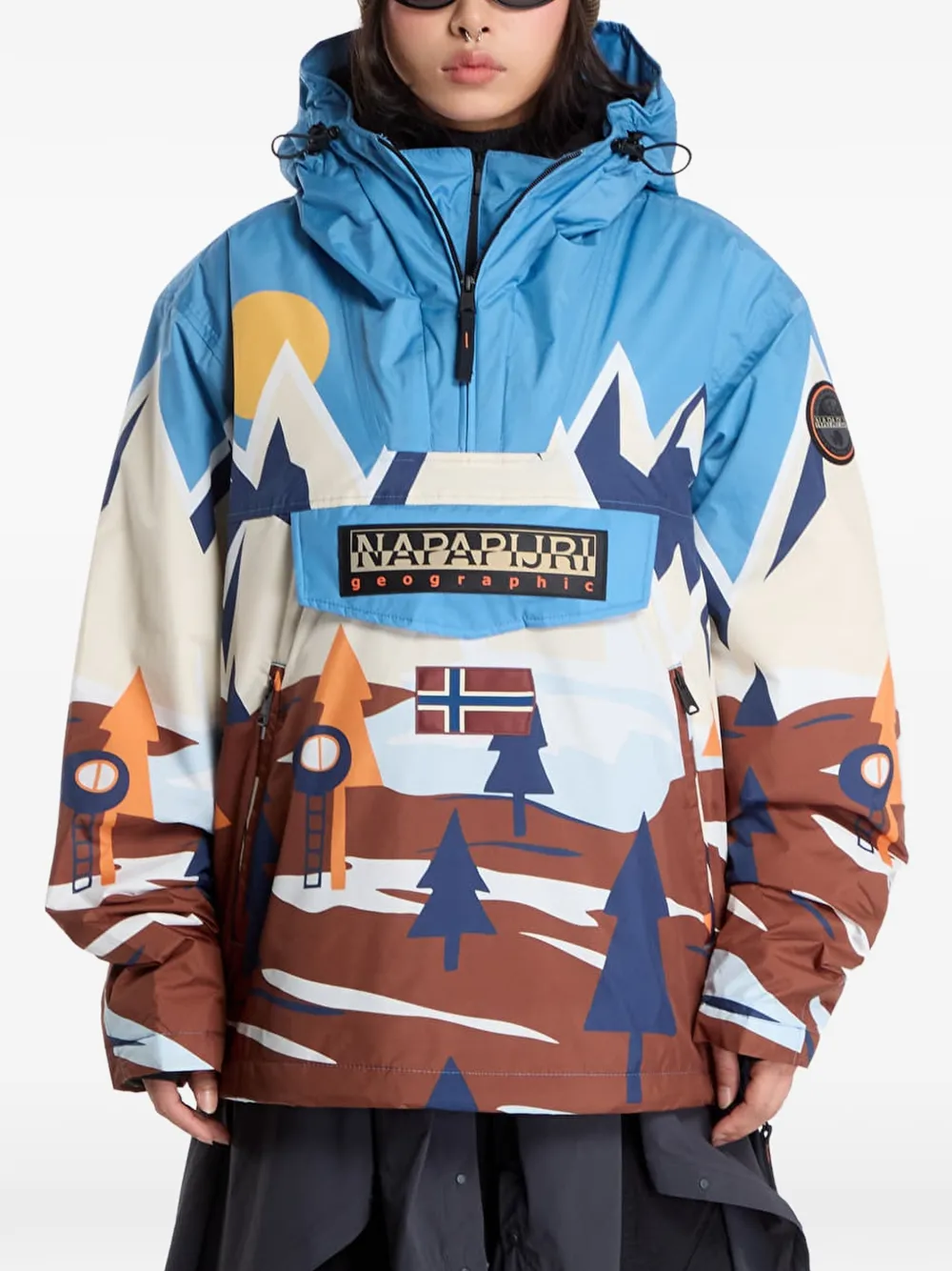 Napapijri Rainforest Next zip-up anorak jacket