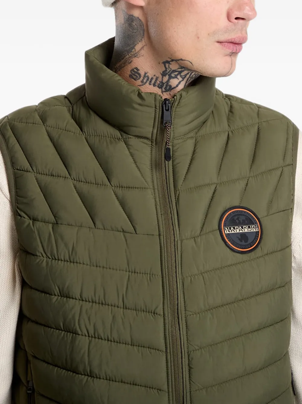 Napapijri Lapaz quilted gilet Groen