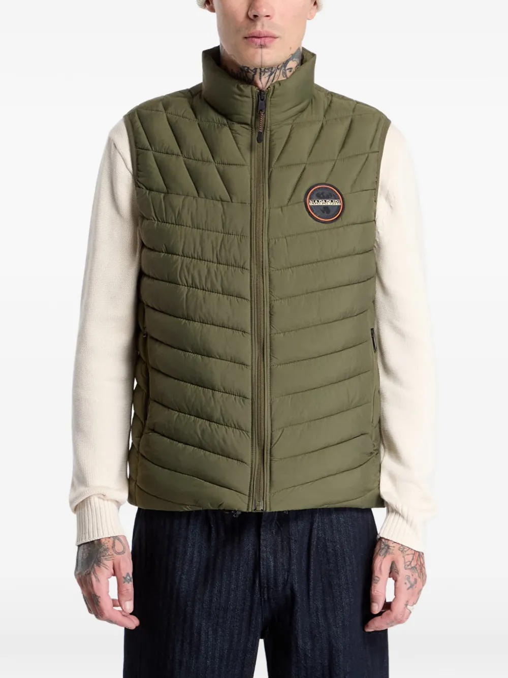Napapijri Lapaz quilted gilet Groen