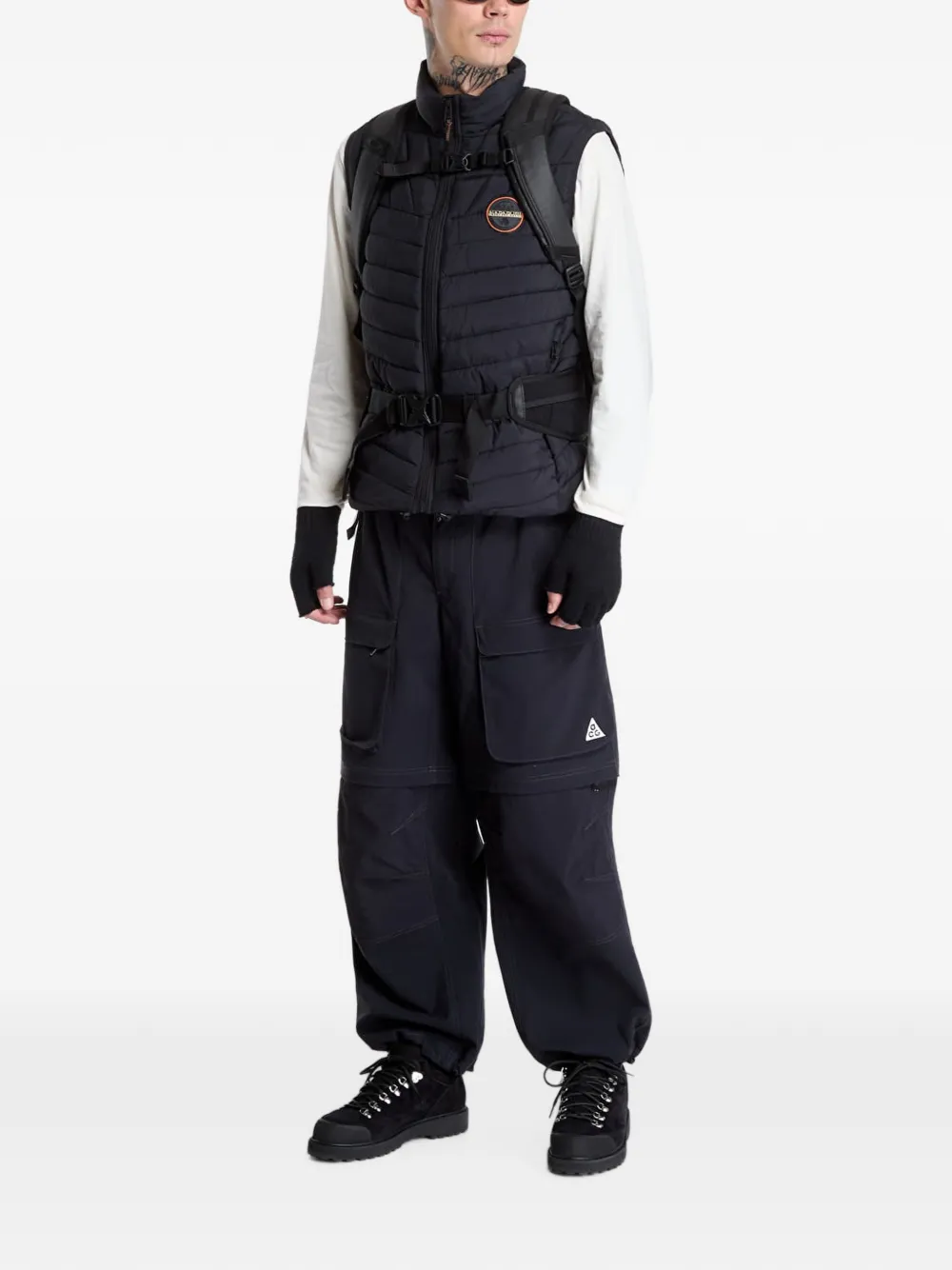 Napapijri Lapaz quilted gilet Zwart