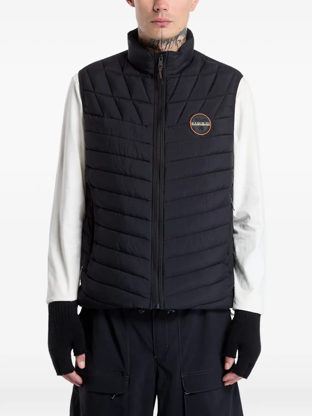 Napapijri Lapaz quilted gilet Zwart