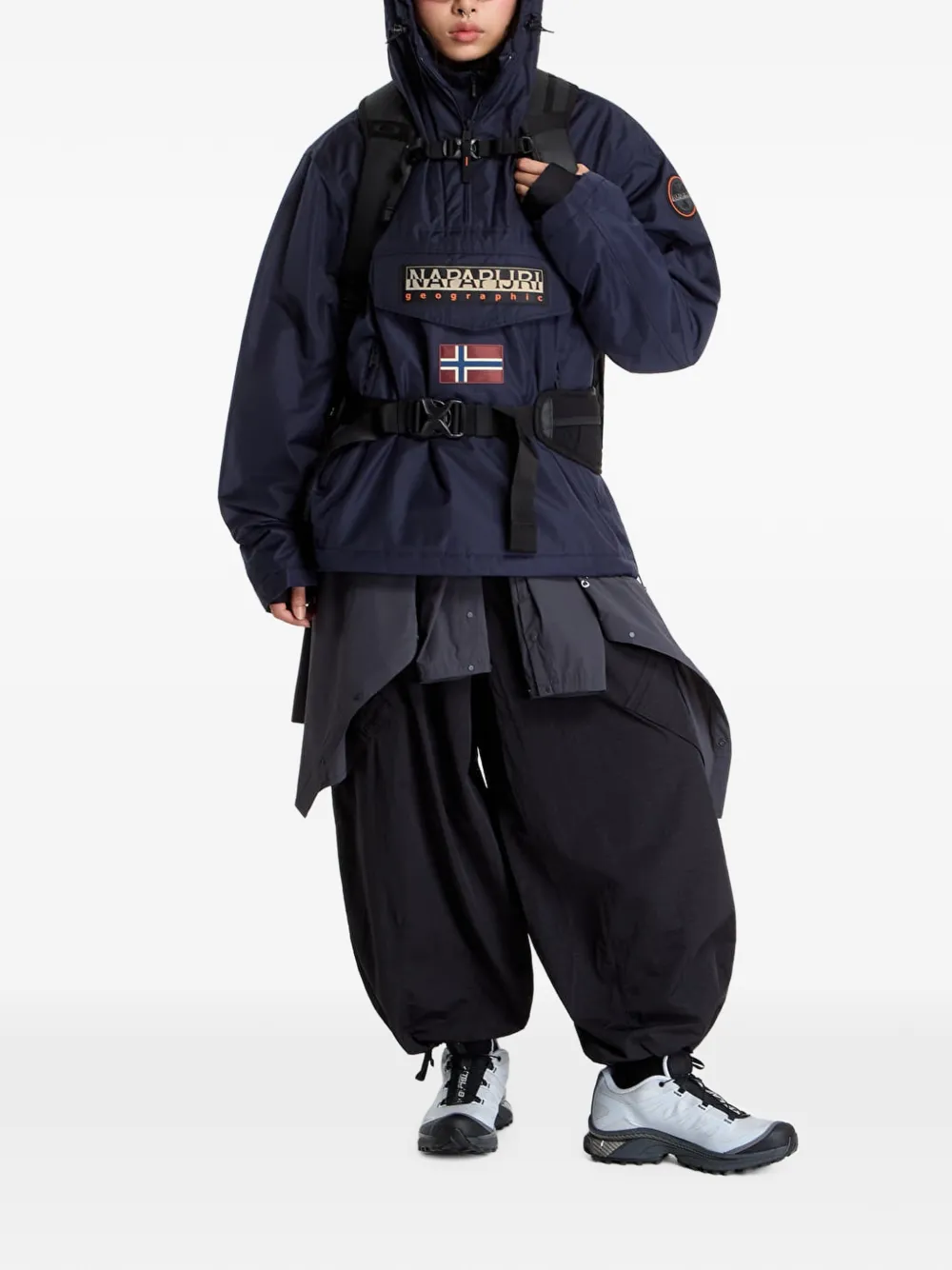 Napapijri Rainforest Next jack met capuchon Blauw