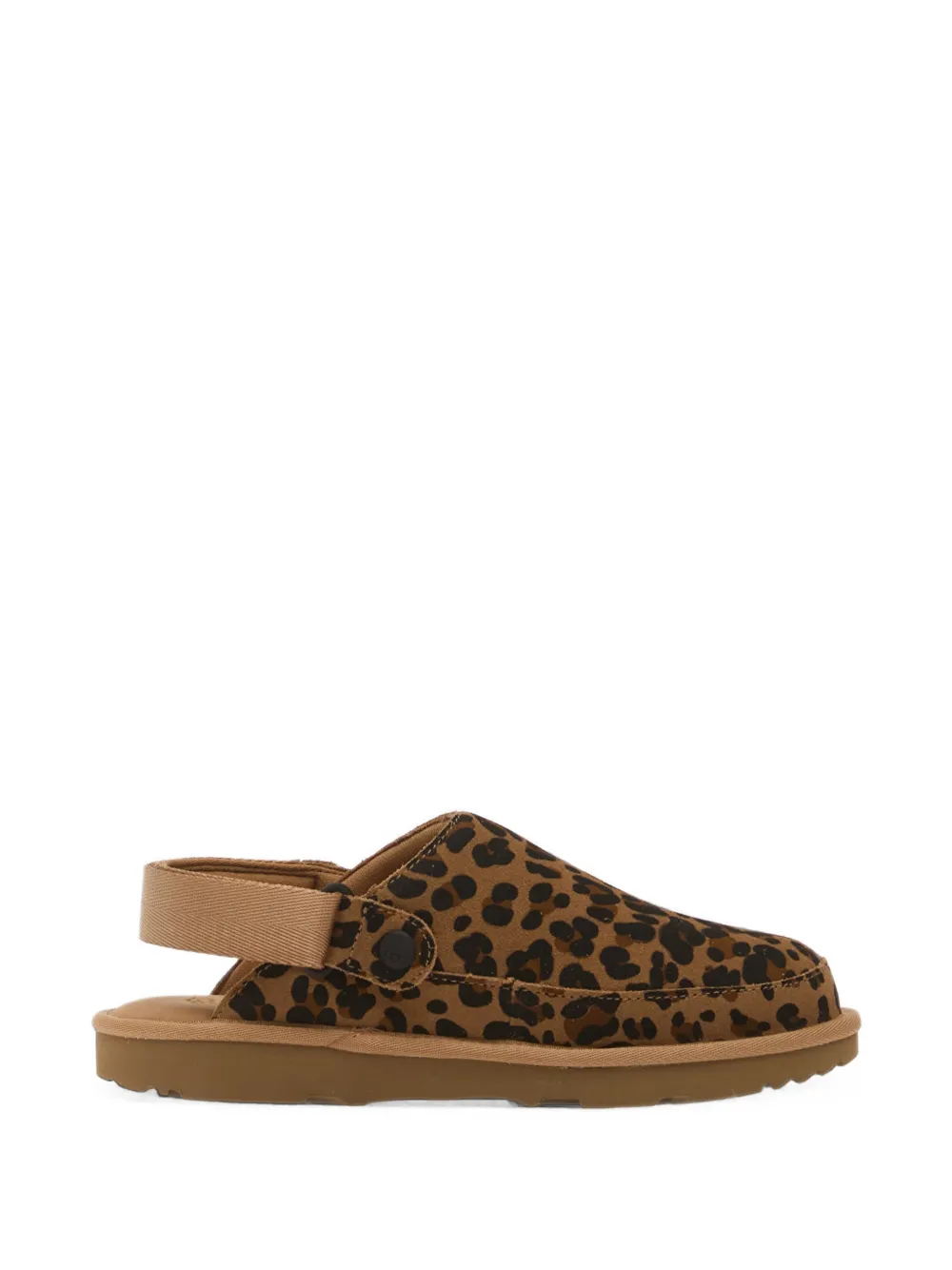 UGG Kids mules Goldenstar Spotted à imprimé léopard - Marron UGG Kids mules Goldenstar Spotted à imprimé léopard - Marron