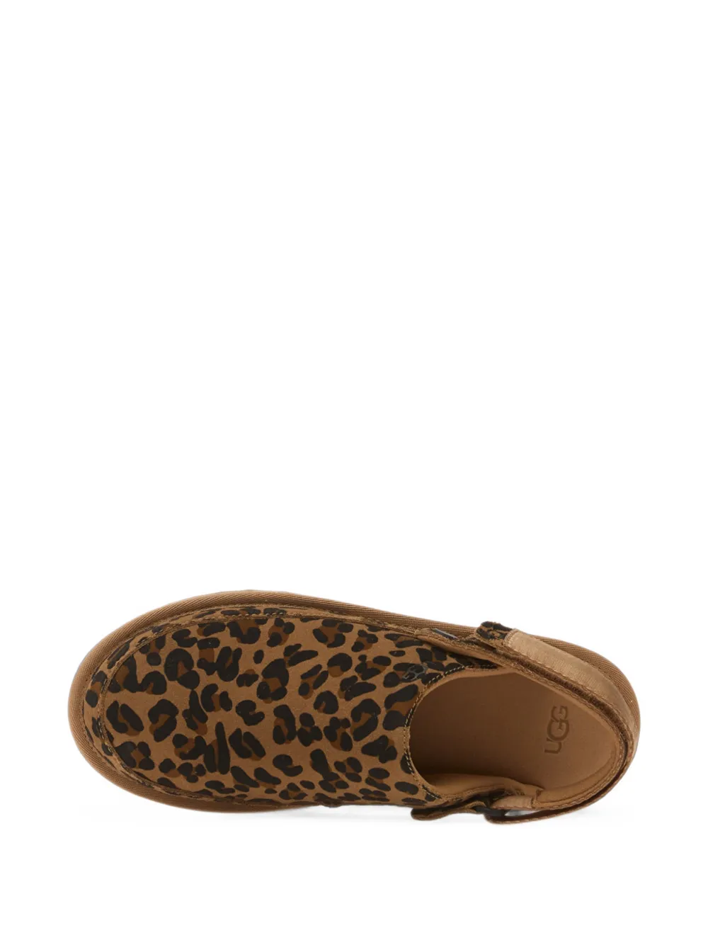 UGG Kids Goldenstar Spotted leopard-print clogs Bruin