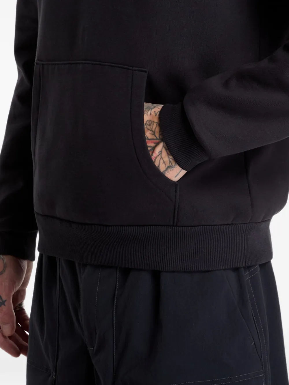 Napapijri B-Sweat graphic-print hoodie Zwart