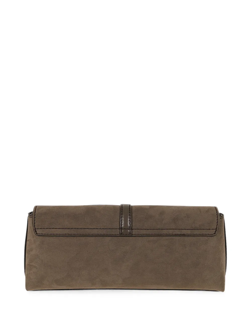 Stella McCartney Ryder Padlock-detail Clutch Bag in Brown, view 2