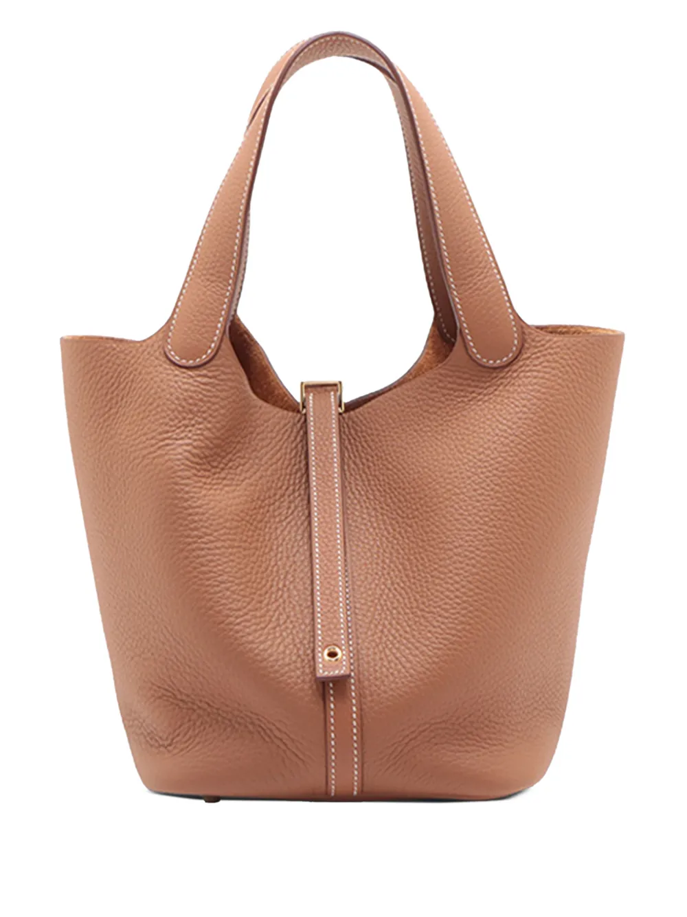 Hermès Pre-Owned 2024 Clemence Picotin Lock 22 handbag - Marrone