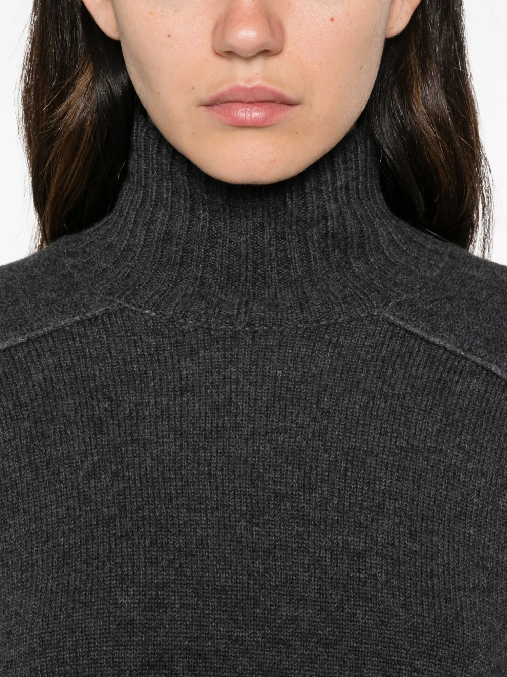 Antonelli Tirolo high-neck raglan-sleeve sweater Grijs