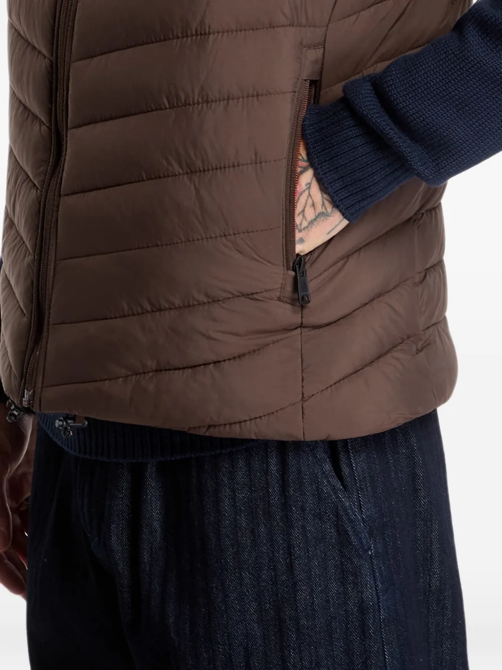 Napapijri Lapaz quilted gilet Bruin
