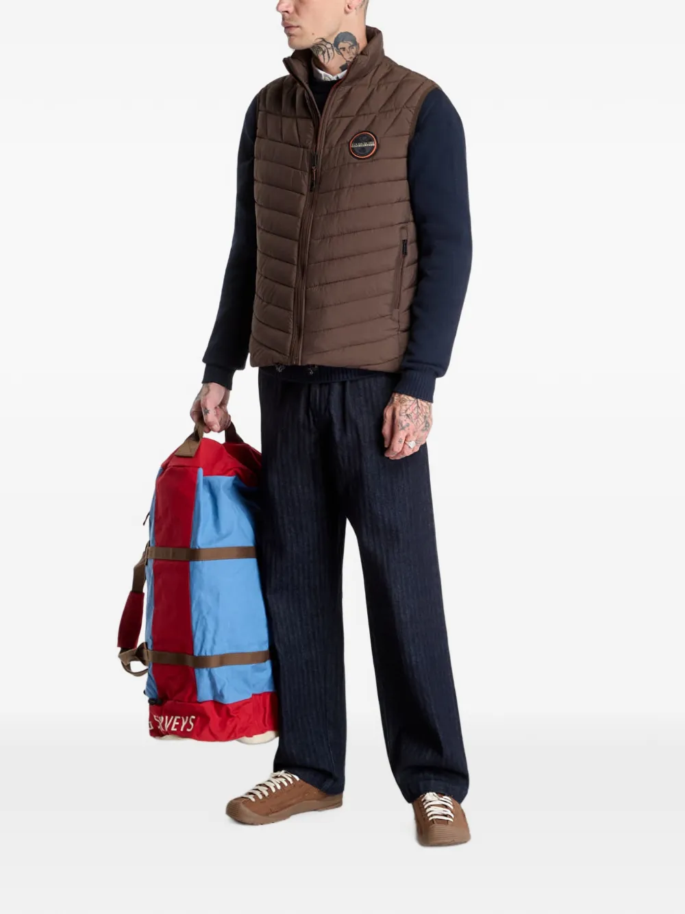 Napapijri Lapaz quilted gilet Bruin