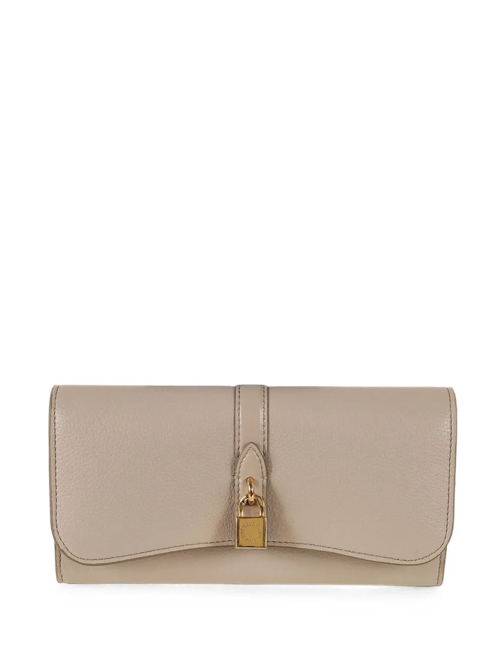 Stella McCartney Ryder padlock-detail long wallet - Toni neutri