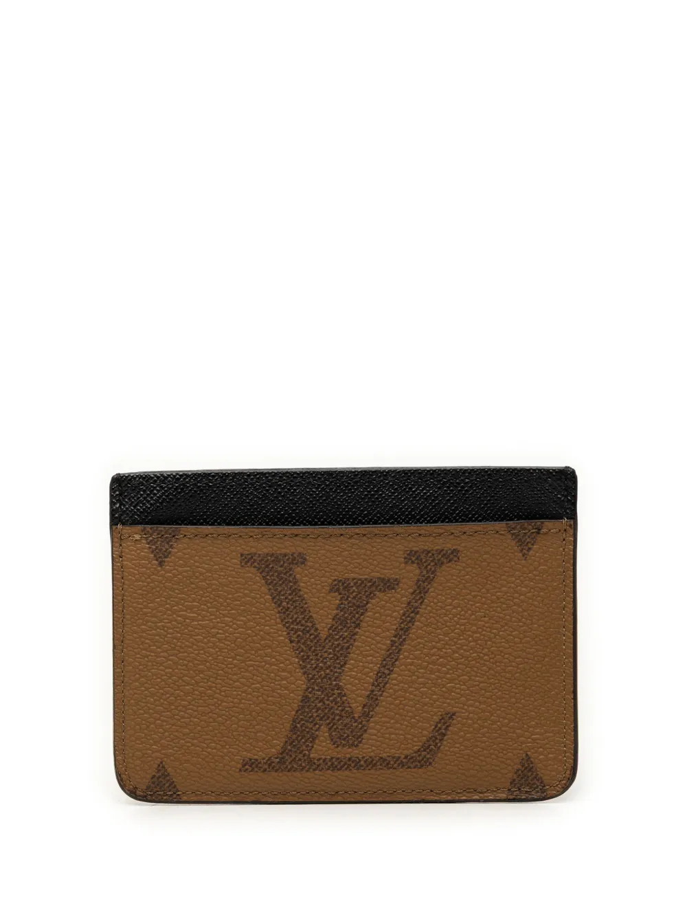 Louis Vuitton Pre-Owned 2021-2026 Monogram Reverse Side Up Kartenetui - Braun