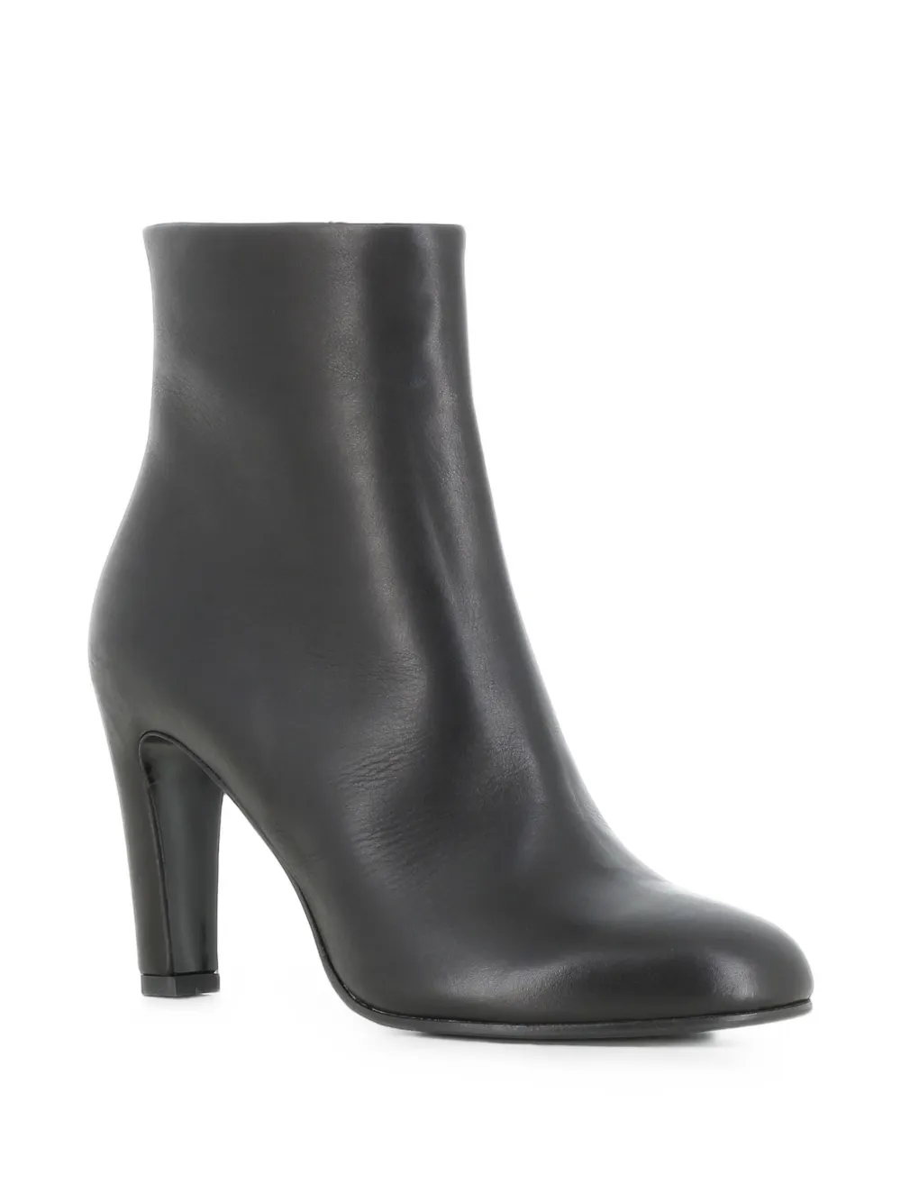 Del Carlo Pat 12027 leather ankle boots Zwart
