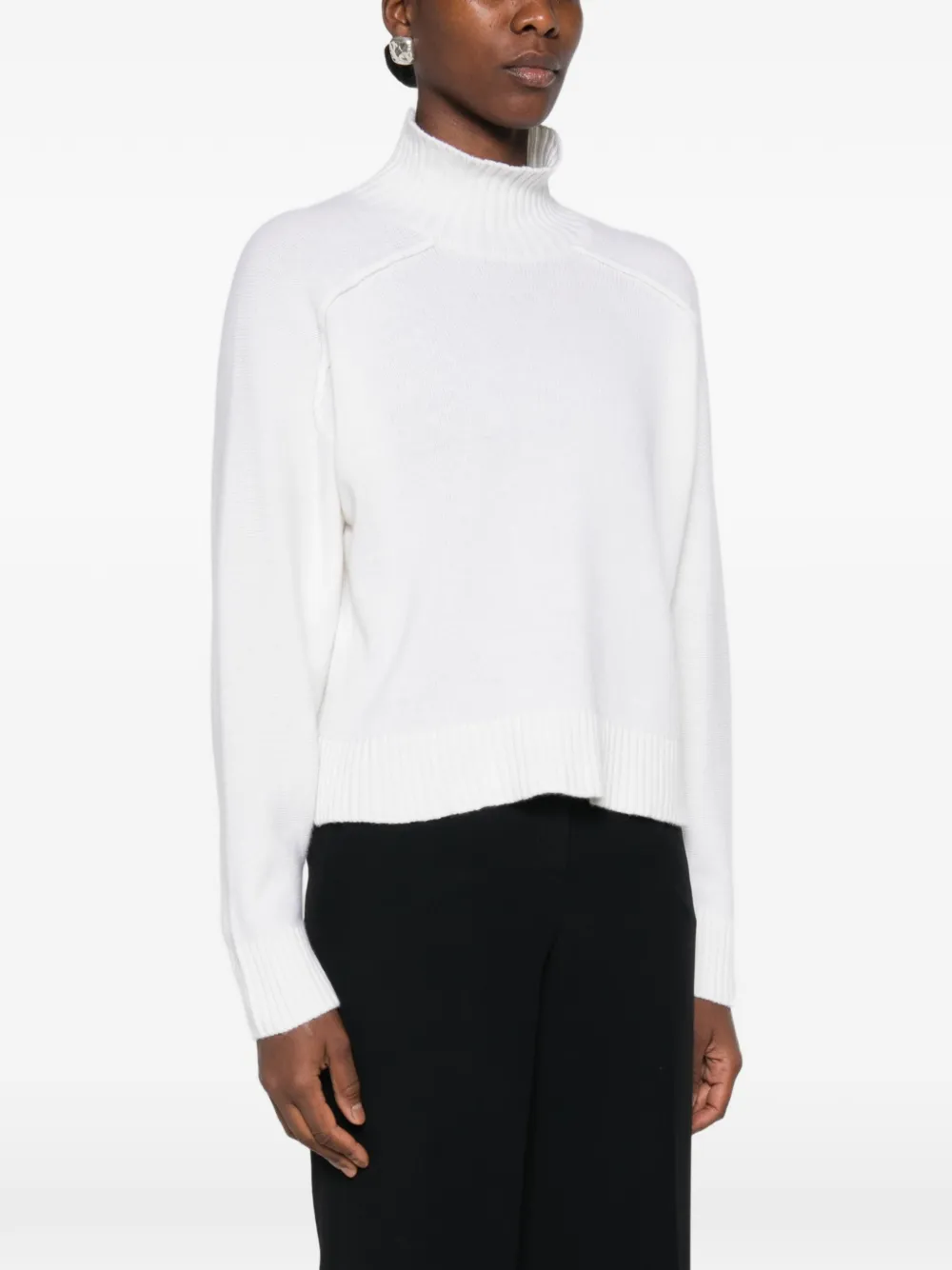 Antonelli Tirolo raglan-sleeve sweater Wit