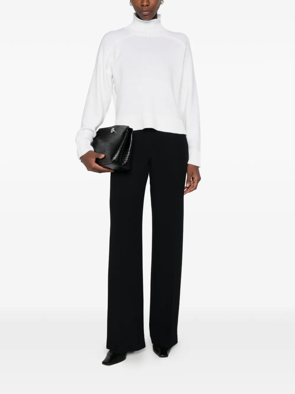 Antonelli Tirolo raglan-sleeve sweater Wit