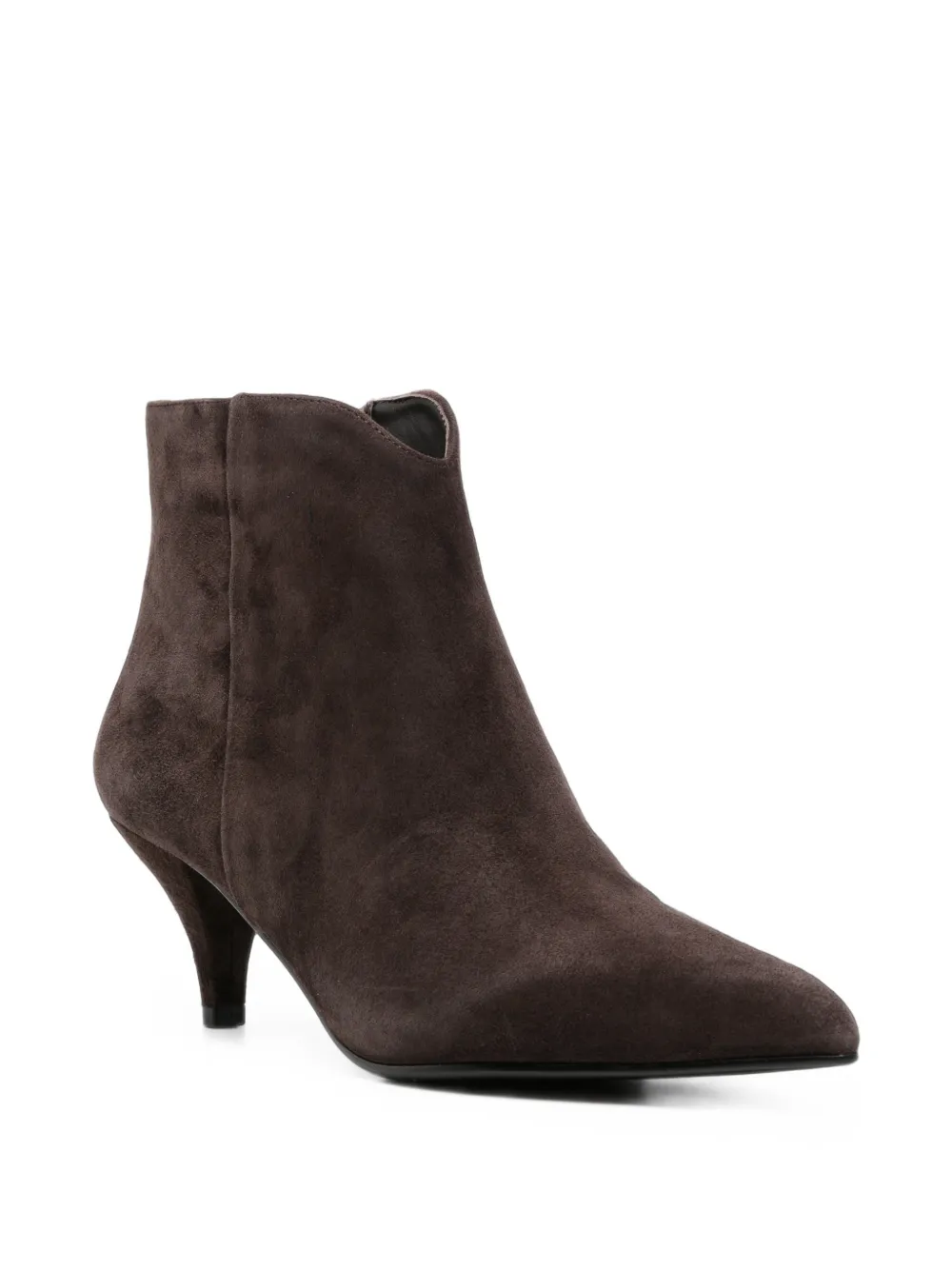 Bruno Premi suede pointed-toe ankle boots Bruin