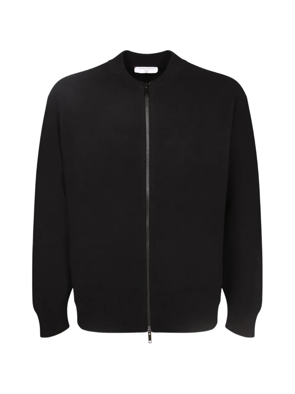 Daniele Fiesoli piqué-knit zip-up sweater - Nero