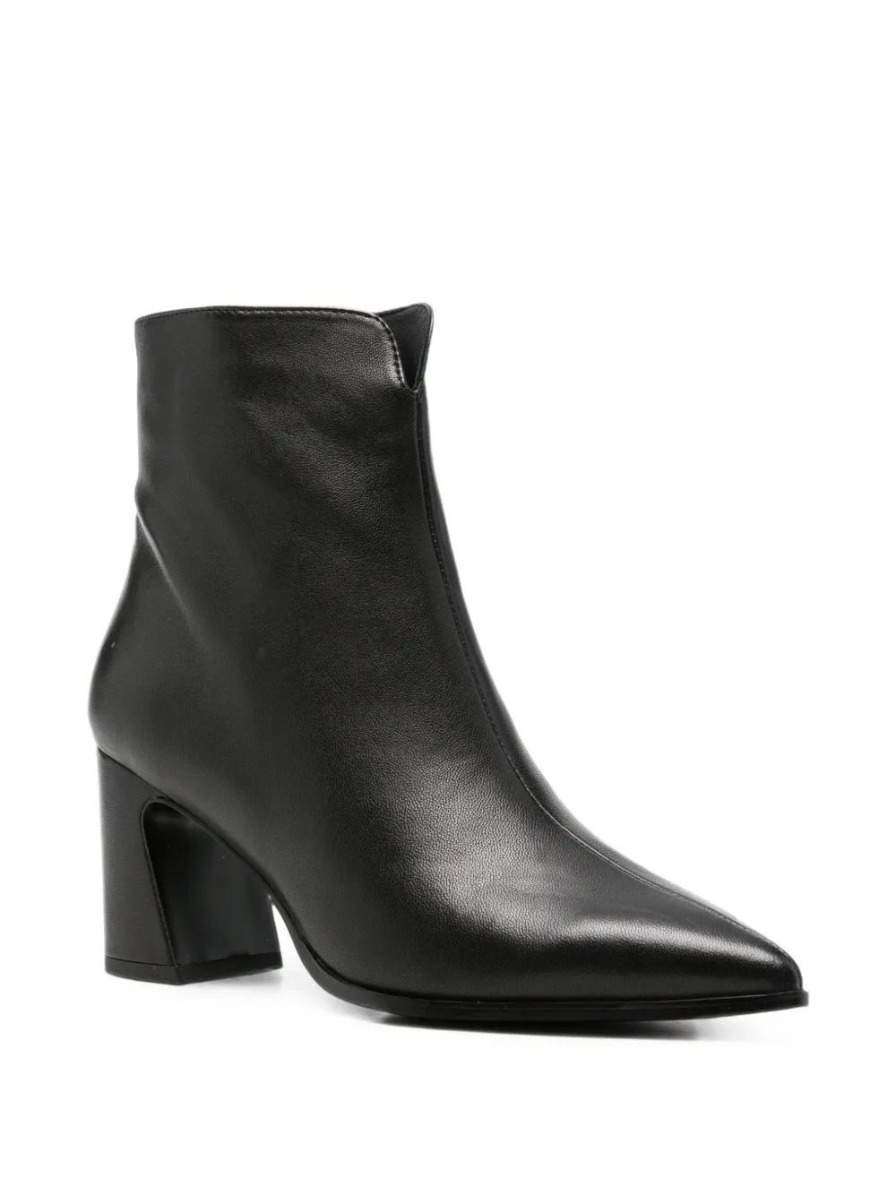 Bruno Premi pointed-toe leather ankle boots Zwart