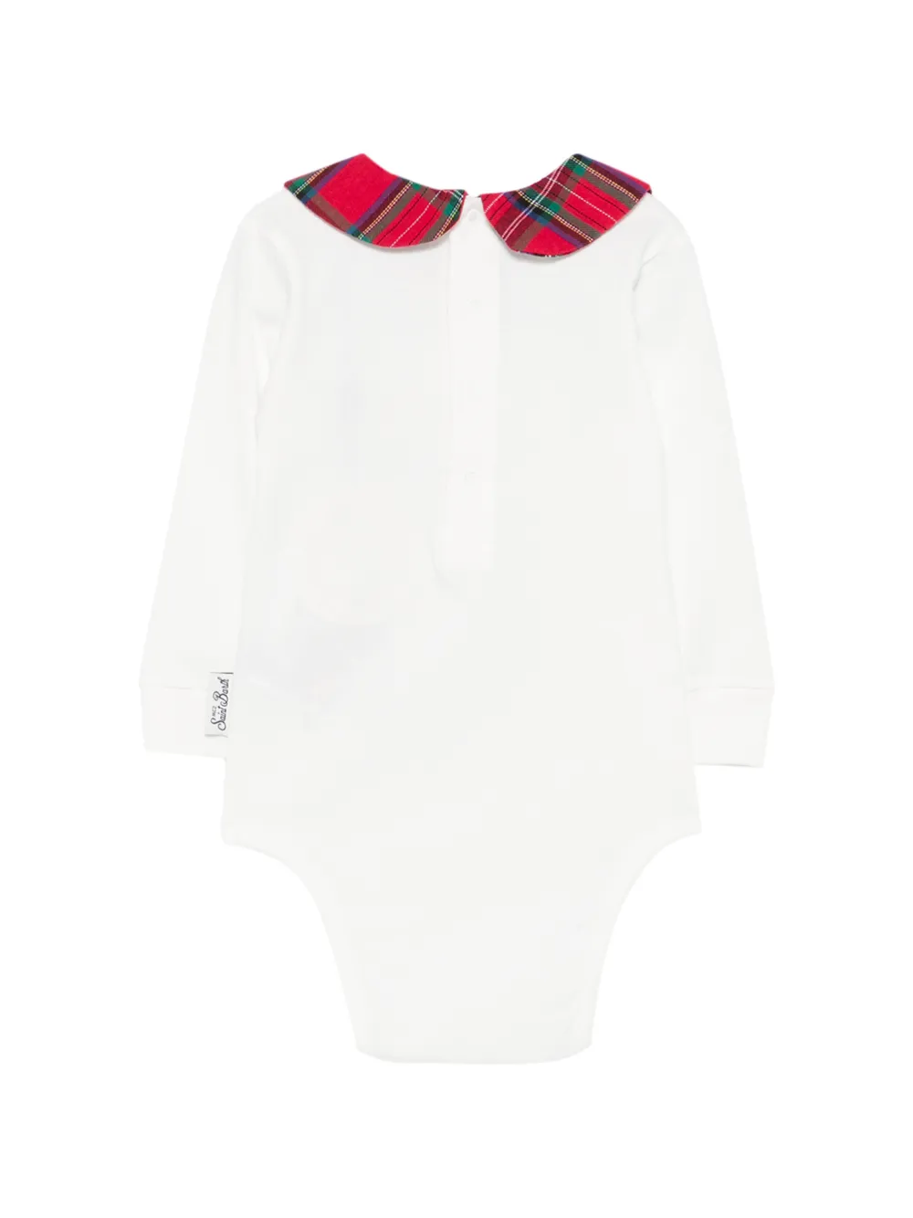 MC2 Saint Barth Kids Mickey Mouse body met Peter Pan-kraag Wit