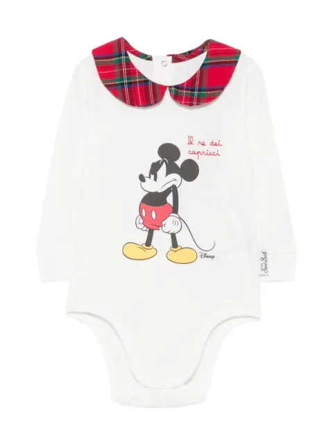 MC2 Saint Barth Kids Mickey Mouse Peter-Pan-collar bodysuit