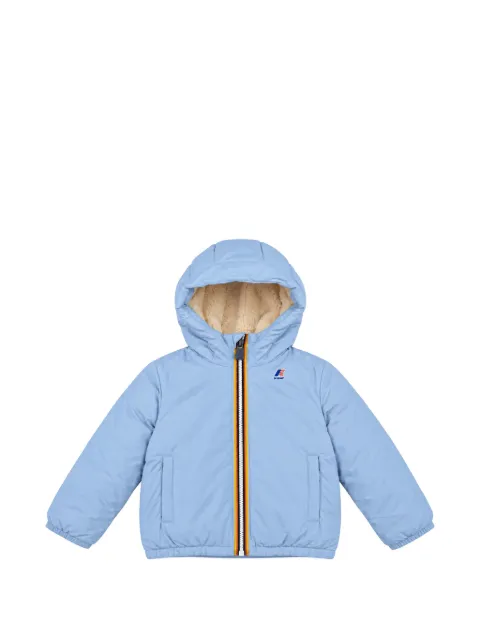K Way Kids chamarra con capucha y parche del logo
