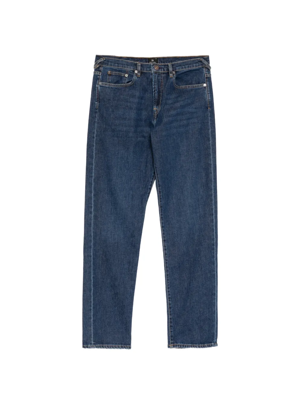PS Paul Smith logo-patch tapered jeans - Blu