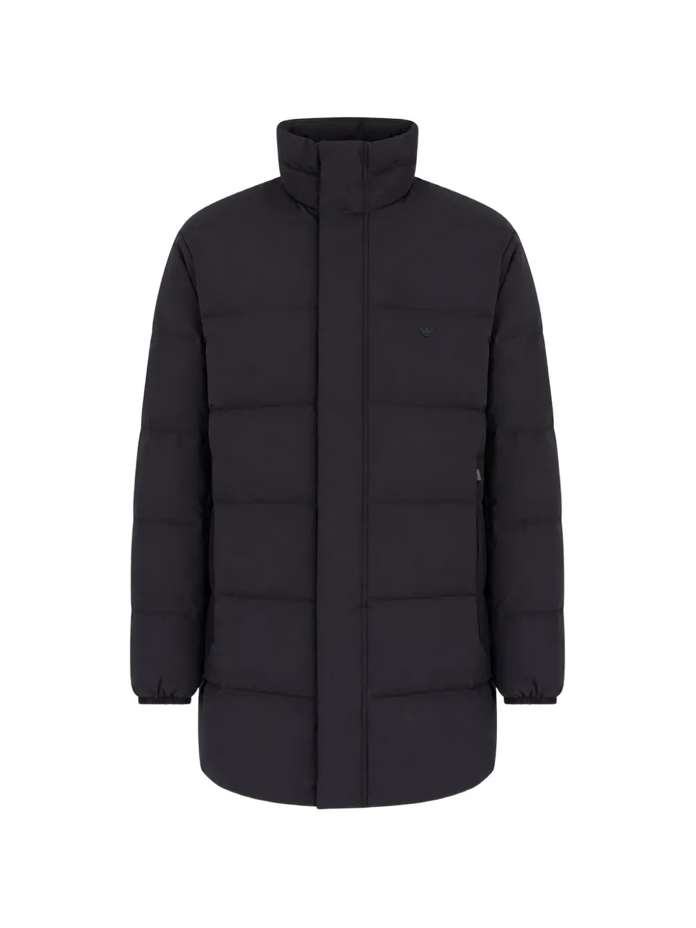 Emporio Armani Gesteppter Kapuzenmantel - Blau