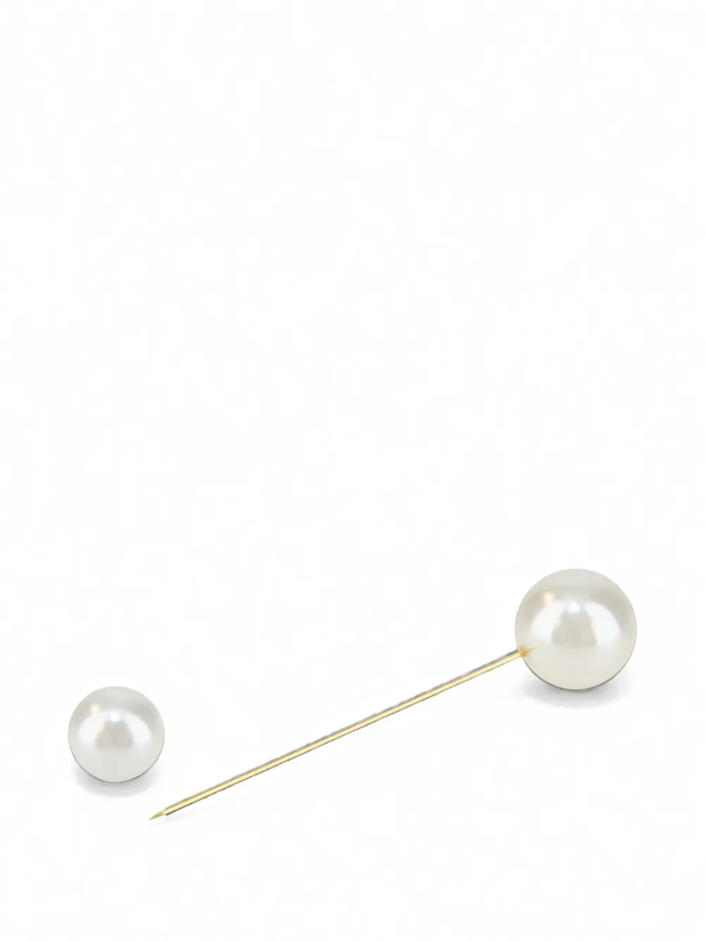 Emporio Armani pearl-effect decorative-sphere brooch