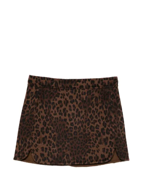 MC2 Saint Barth Kids leopard-print skirt