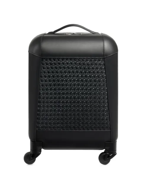 Aviteur Cannage woven leather carry-on bag