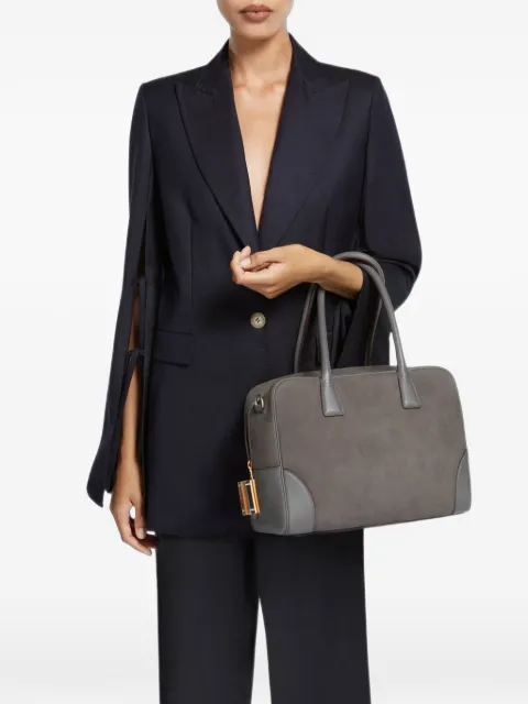 Aviteur Cristallo nubuck leather tote bag
