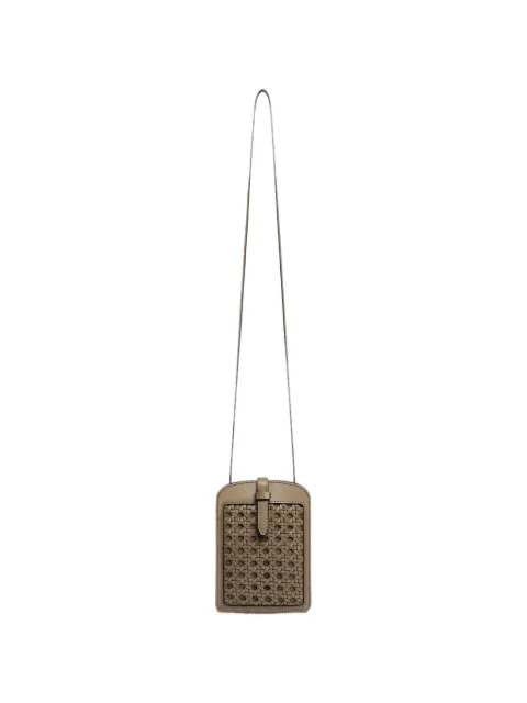 Aviteur cannage calfskin phone case
