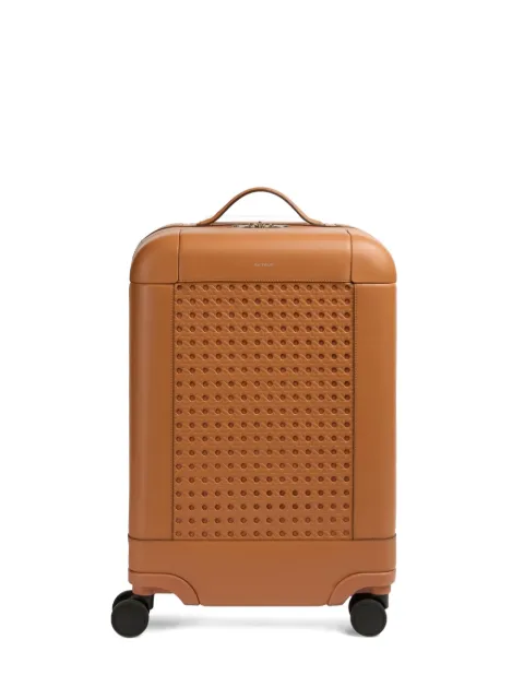 Aviteur small Cannage leather suitcase