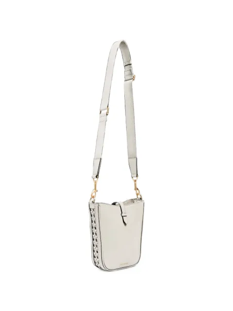 Aviteur mini Gigi weave-detail crossbody bag