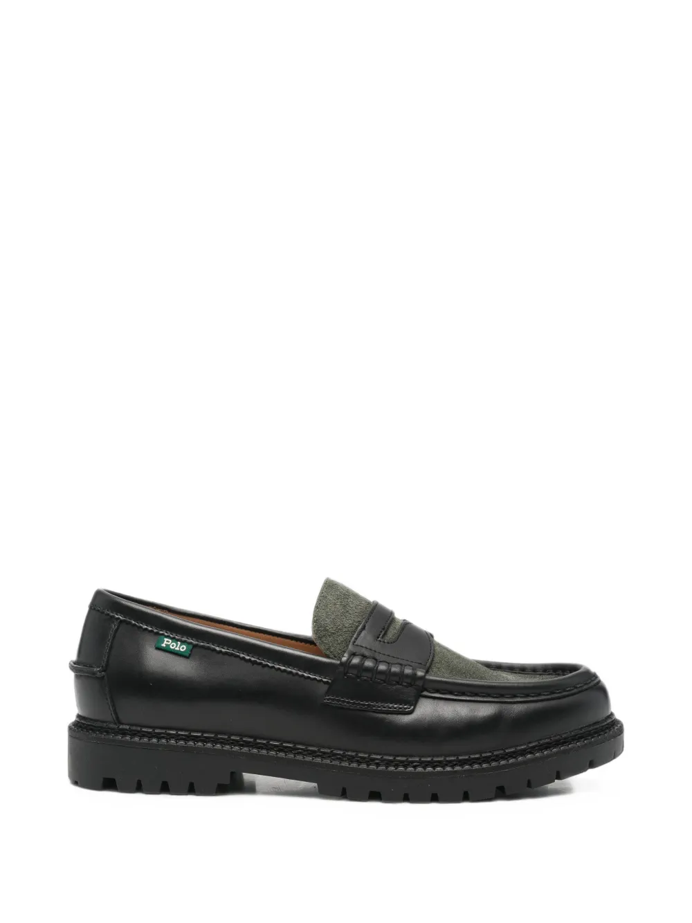 Polo Ralph Lauren Jett lug-sole penny loafers - Schwarz